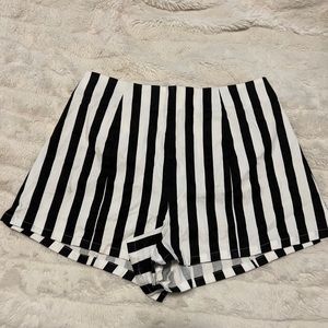 Striped Super Down Shorts